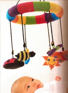 Knit Baby Mobile