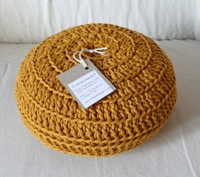 Take a normal square pillow and sew in the corners than make this cover. I wonder how well that'd work?