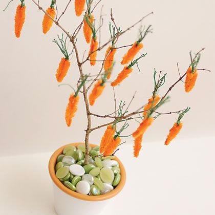 Easter Craft: Carrot Tree (Easter Craft Idea) | Spoonful