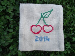 Cseresznyés ballagási tarisznya