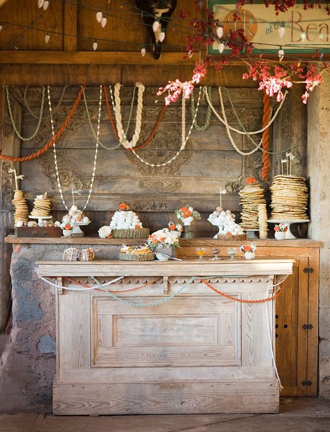 Winter Wedding Ideas: Snowed In. Pancake/Crepe bar in place of a dessert bar! DIBS on this idea!
