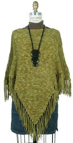 Knitted Poncho Patterns | ... Pattern Book » The Prettiest Spring Ponchos to Knit – free patterns