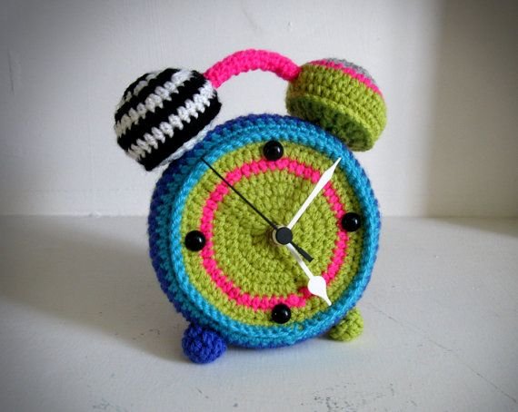 Was thinking of buying a bedside clock like this and to calm the ring I could crochet little bell muffs!  Haha!