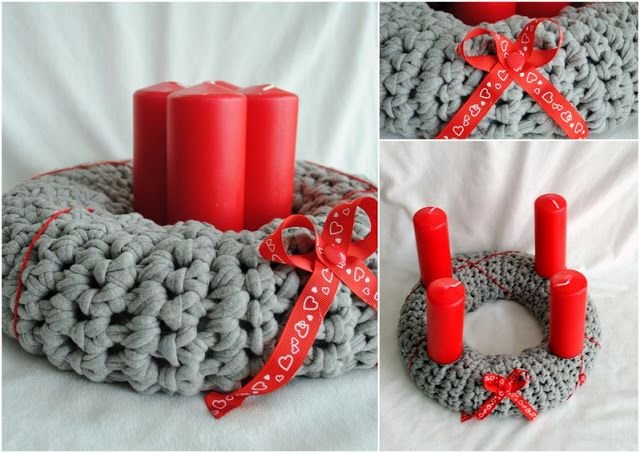 Bunte Knete von Frl. Päng: DIY Adventskranz